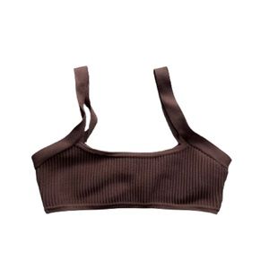 FOREVER 21 ribbed ultra crop top / bralette